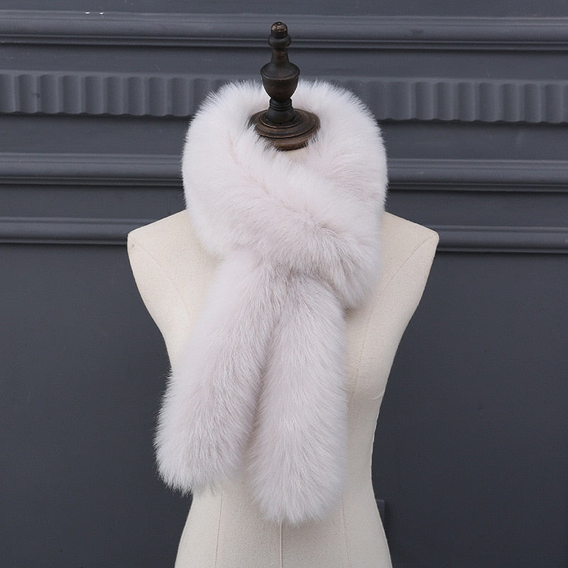 Foxy Faux Fur Winter Hat & Scarf For Women