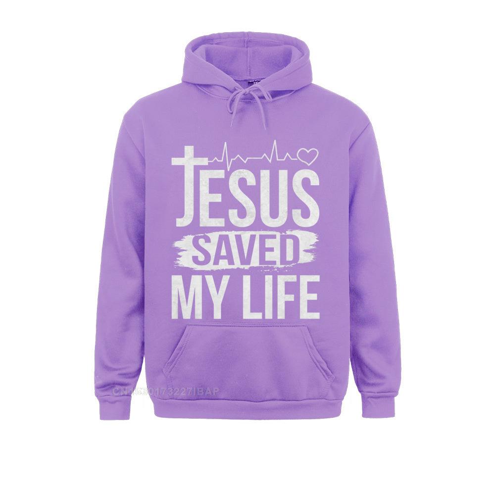 (Jesus Saved My Life) Men Sweatshirt's