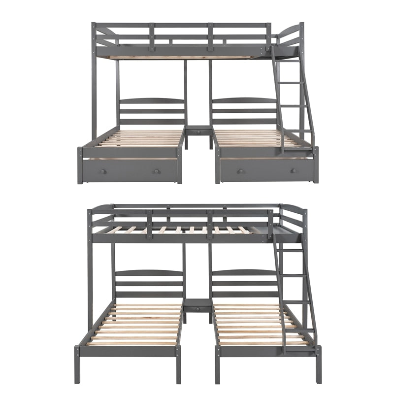 Space Saver Triple Bunk Bed