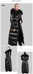 Plus Size Faux Fur Long Women's Coat