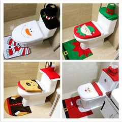 3PC Santa Claus Bathroom Set