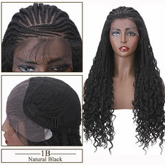 Synthetic Braided Lace Front Wig With Baby Hair