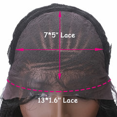 Synthetic Braided Lace Front Wig With Baby Hair