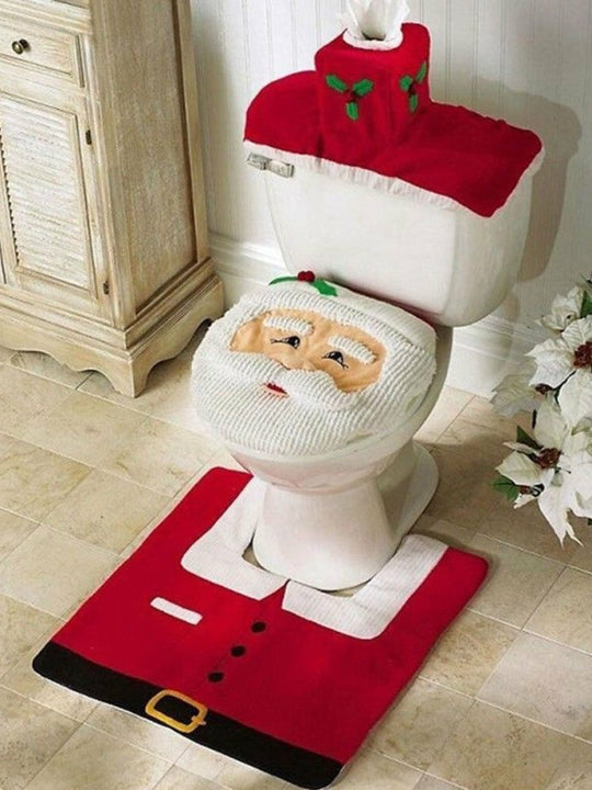 3PC Santa Claus Bathroom Set