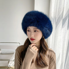 Foxy Faux Fur Winter Hat & Scarf For Women