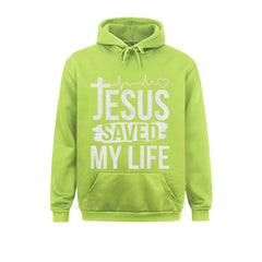 (Jesus Saved My Life) Men Sweatshirt's