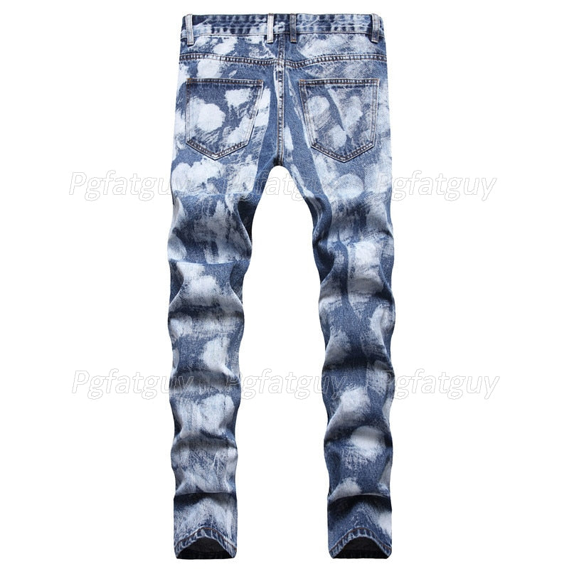 Tie-dye Two Piece Jean Set