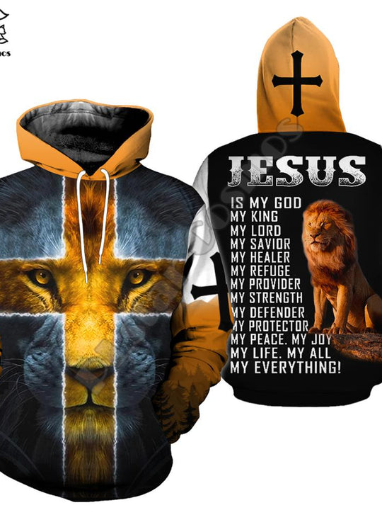 3D (Lion Of Judah) God Is My Everything Sweatshirt