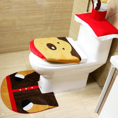 3PC Santa Claus Bathroom Set