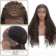 Synthetic Braided Lace Front Wig With Baby Hair