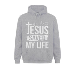 (Jesus Saved My Life) Men Sweatshirt's