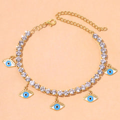 Blue Evil Eye Anklet