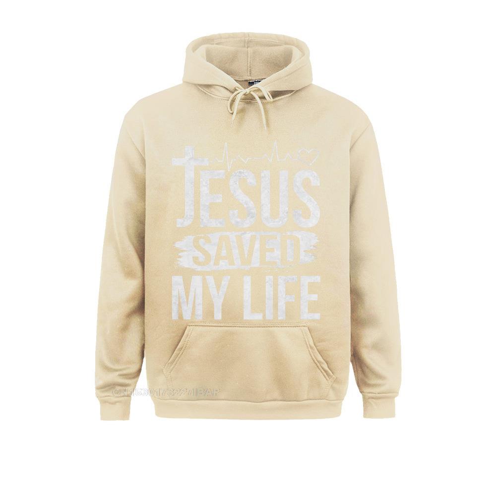 (Jesus Saved My Life) Men Sweatshirt's