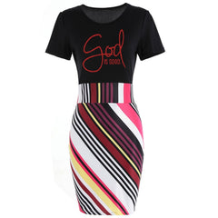 GOD Is Good Pencil Dress