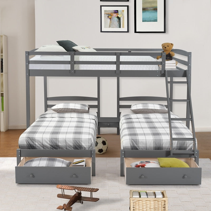 Space Saver Triple Bunk Bed