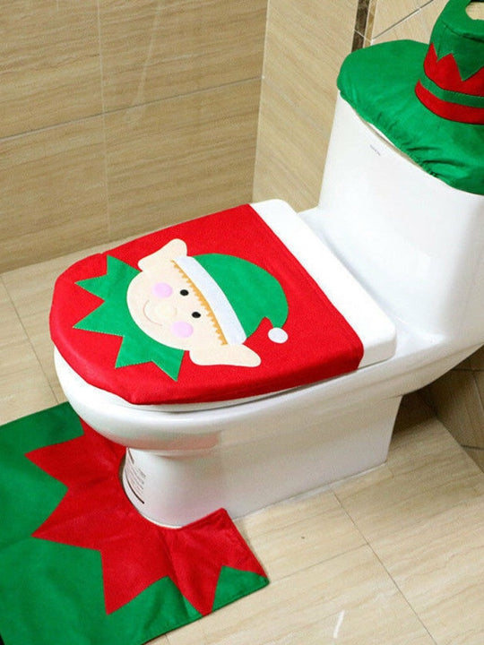 3PC Santa Claus Bathroom Set