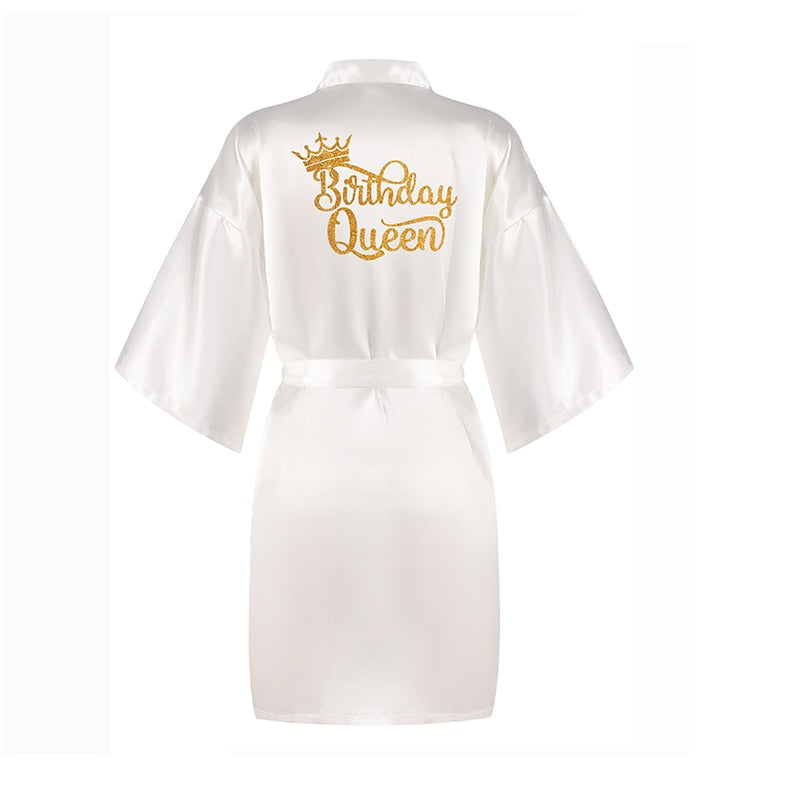 Birthday Queen Robe Set For Women