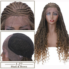 Synthetic Braided Lace Front Wig With Baby Hair