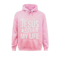 (Jesus Saved My Life) Men Sweatshirt's