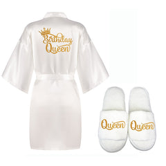 Birthday Queen Robe Set For Women