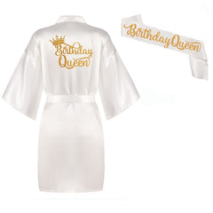 Birthday Queen Robe Set For Women