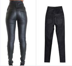 Faux Leather Stretch Pant's