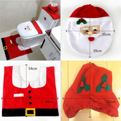 3PC Santa Claus Bathroom Set