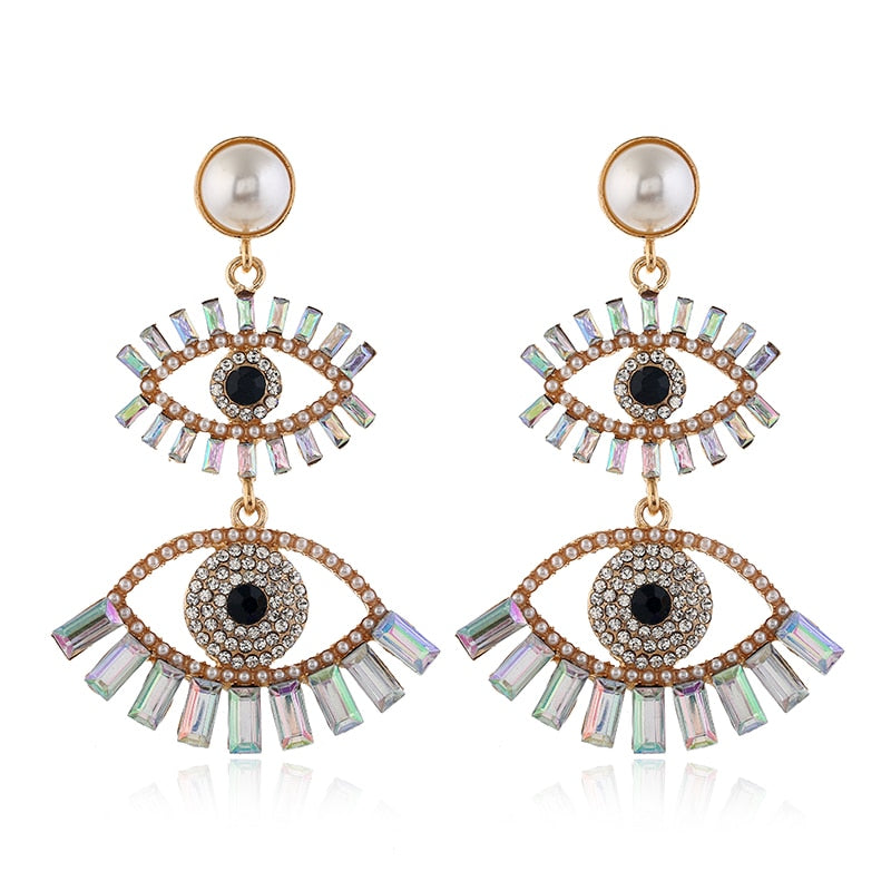 Elegant Evil Eye Earring's