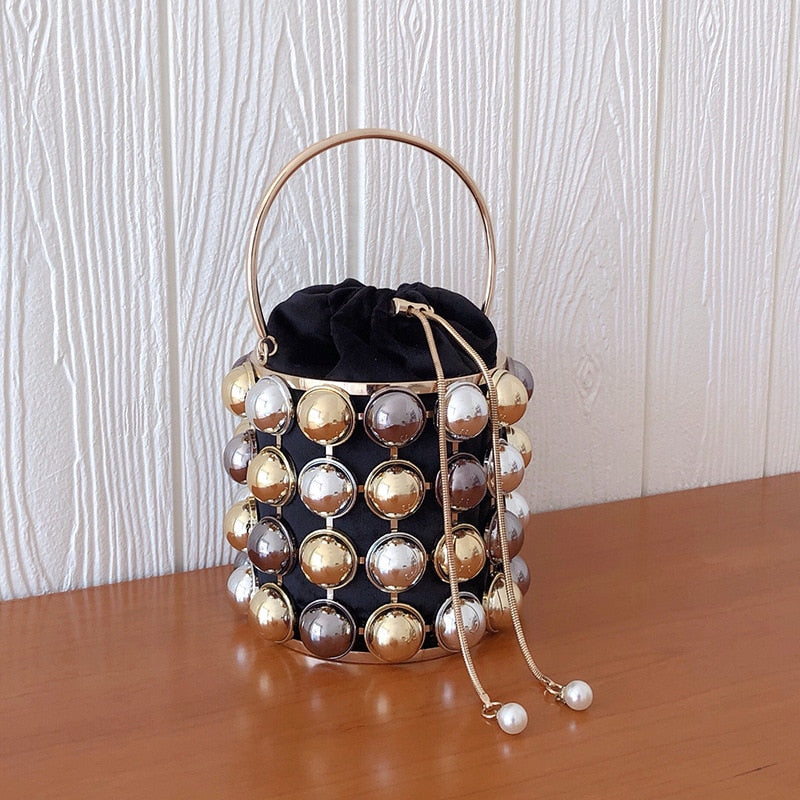 Pearl Chain Hand Bag