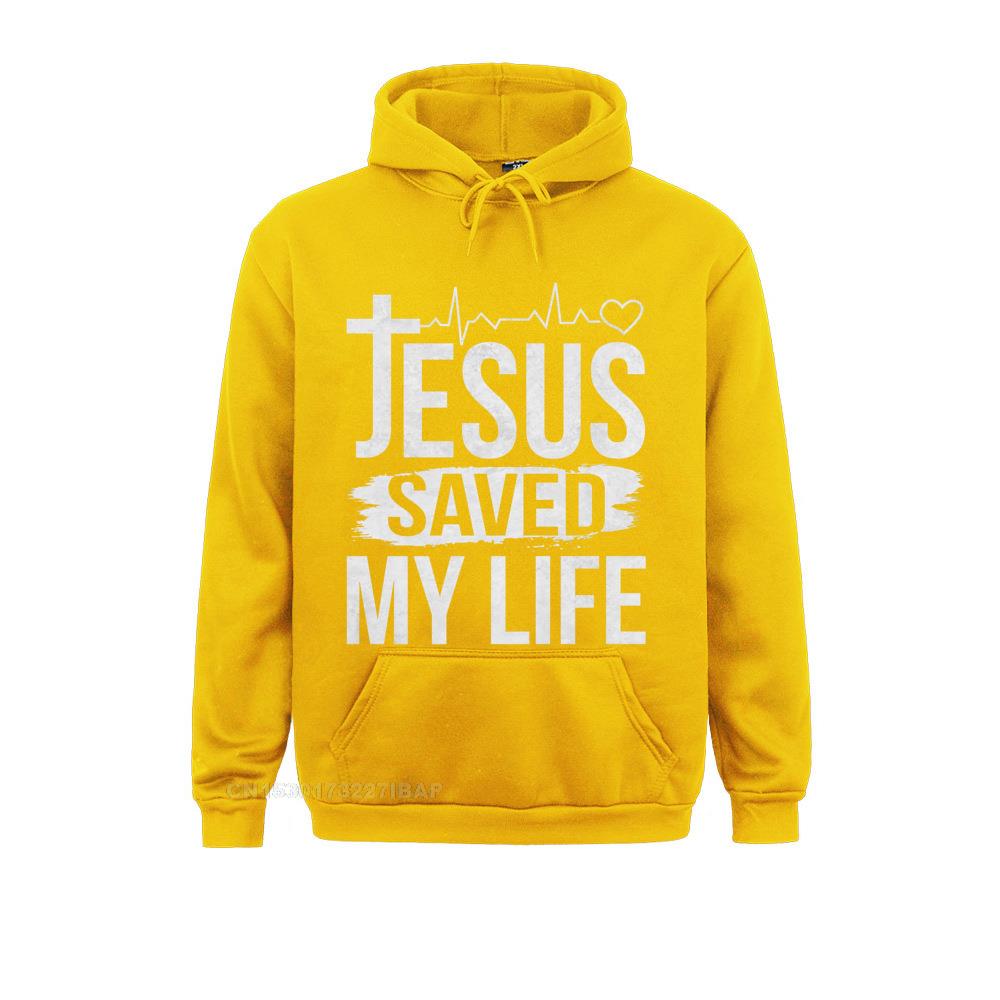 (Jesus Saved My Life) Men Sweatshirt's