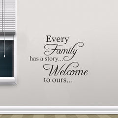 Every Family Has A Story Wall Decor