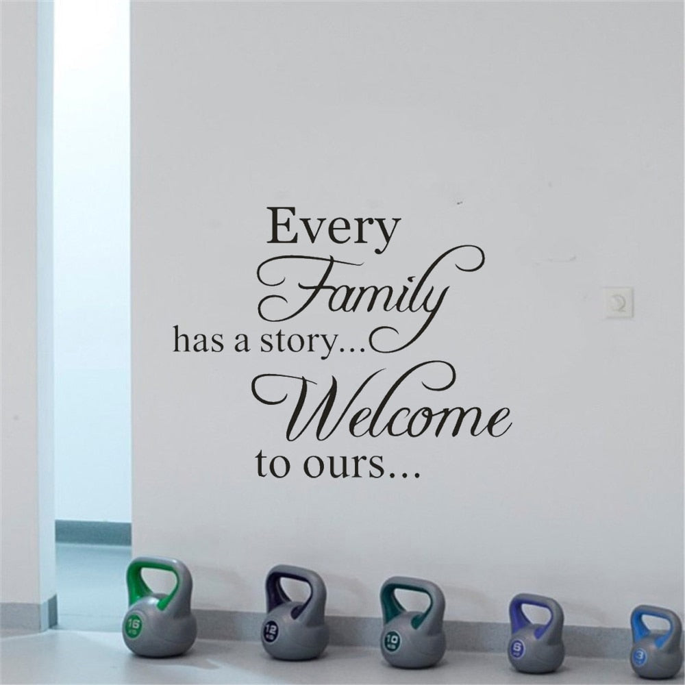 Every Family Has A Story Wall Decor