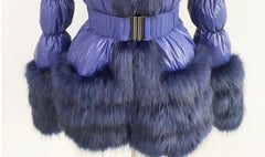 Just Darling Convertible Faux Fur Winter Coat For Women