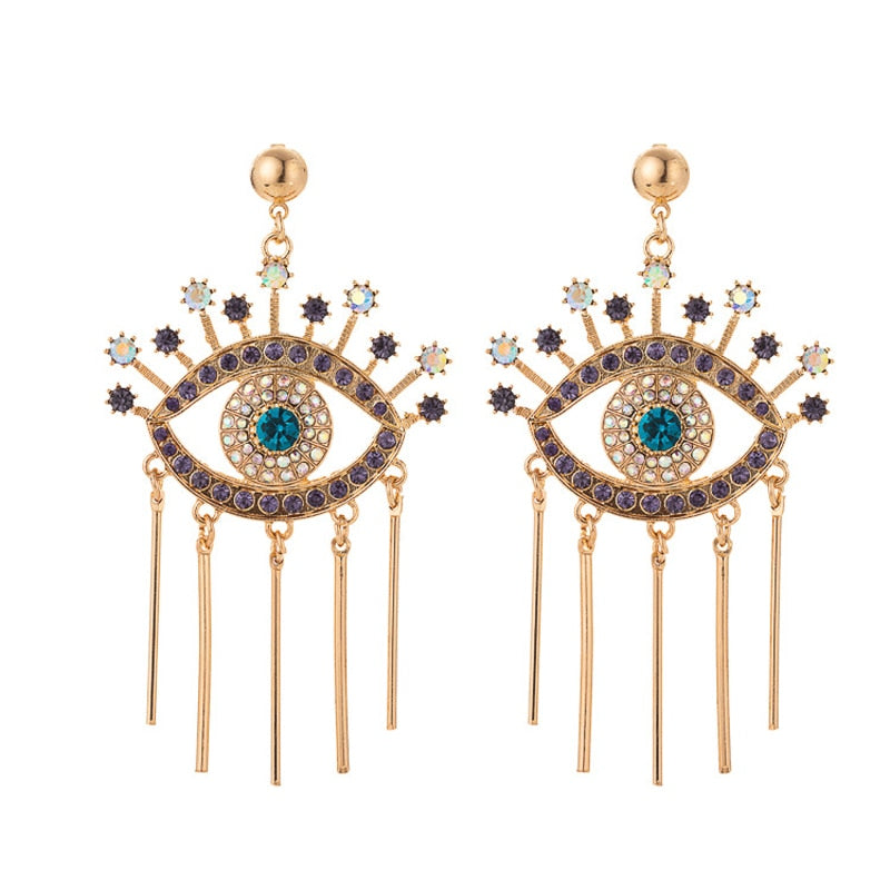 Elegant Evil Eye Earring's