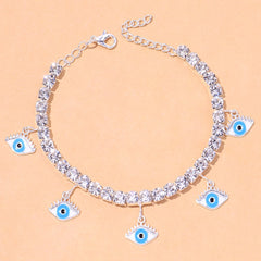 Blue Evil Eye Anklet