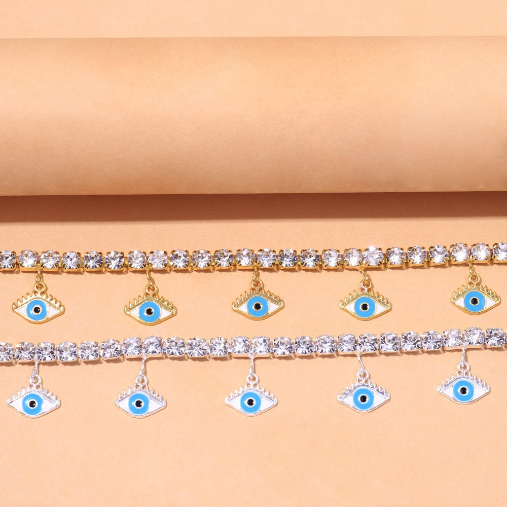 Blue Evil Eye Anklet