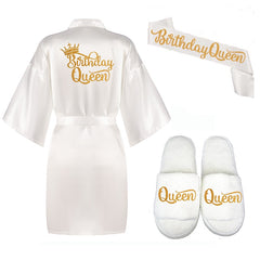 Birthday Queen Robe Set For Women