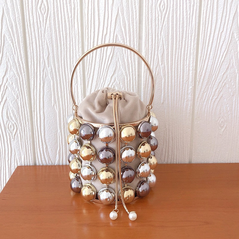 Pearl Chain Hand Bag