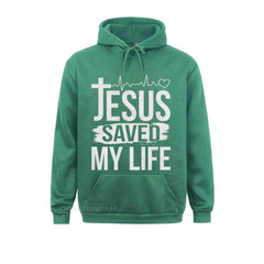 (Jesus Saved My Life) Men Sweatshirt's