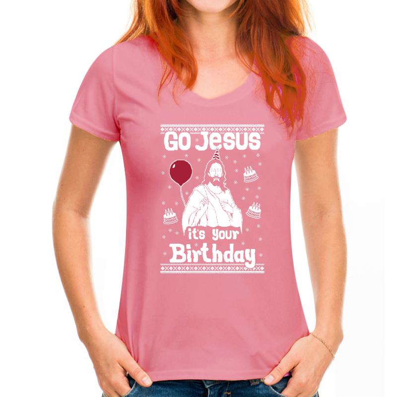 Go Jesus It's Your Birthday Christmas T-Shirt For Men/Women