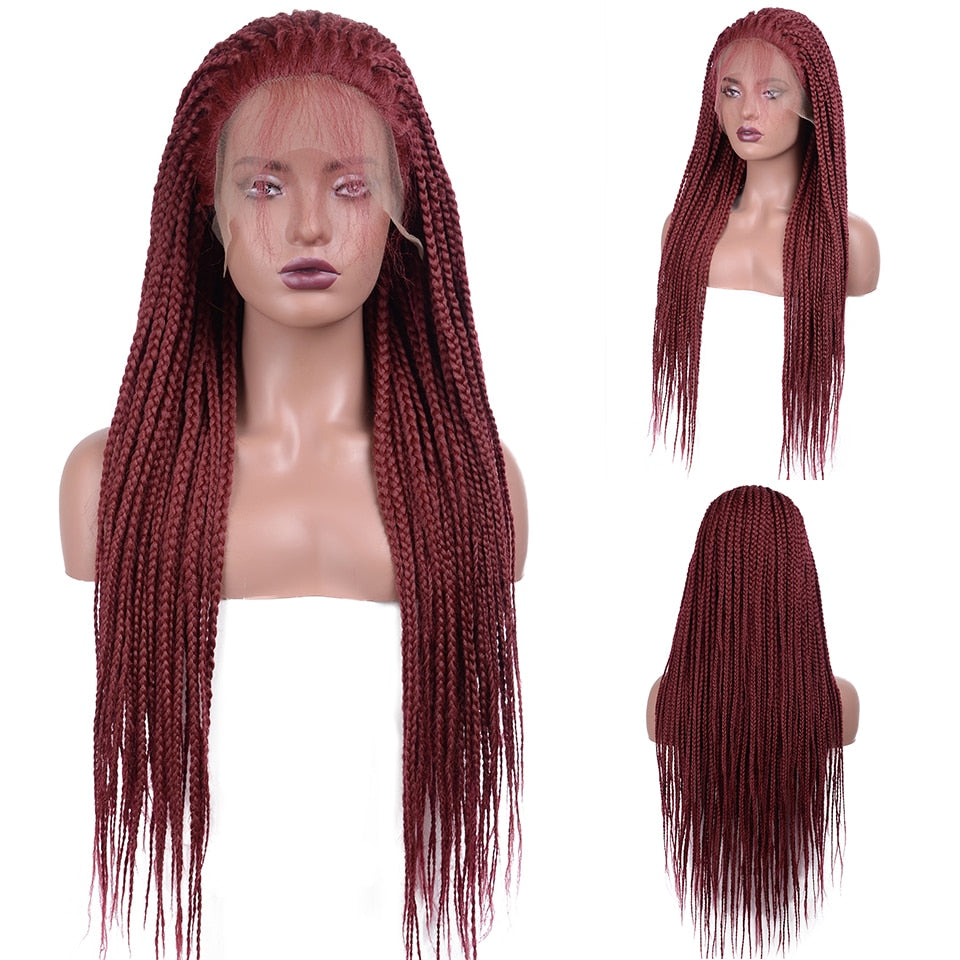 Braided Lace Front Cornrow Wig 13*1 With Baby Hair