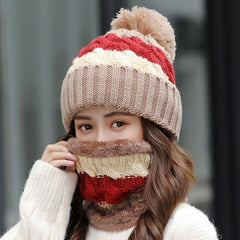 Wool Hat & Mouth Cover Hat For The Winter