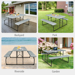 Folding Picnic Table/Bench Set