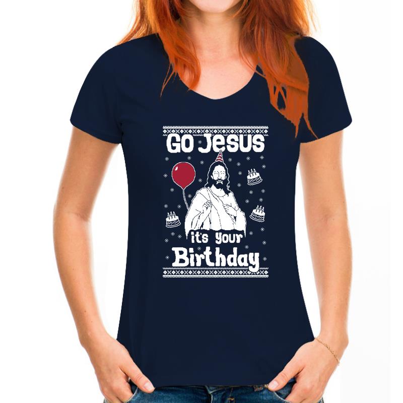 Go Jesus It's Your Birthday Christmas T-Shirt For Men/Women