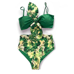 Green Leaf 3 Piece Swimsuit