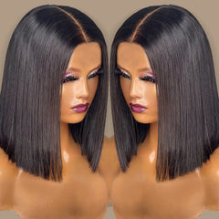 Bone Straight Bob Lace Front