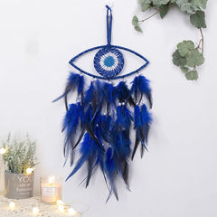 Peacock Evil Eye Dream Catcher