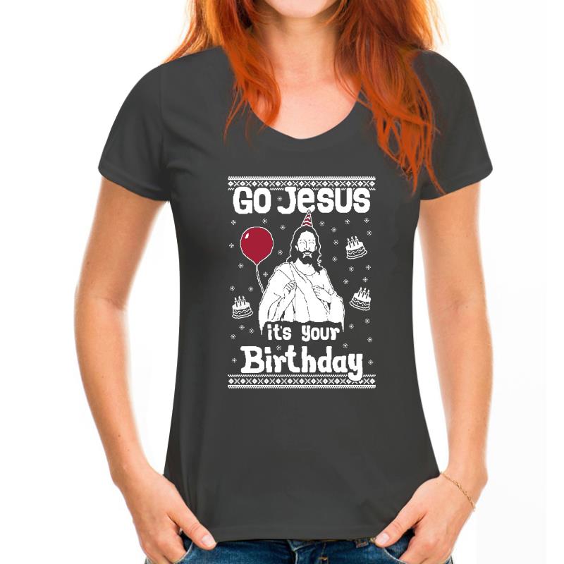 Go Jesus It's Your Birthday Christmas T-Shirt For Men/Women