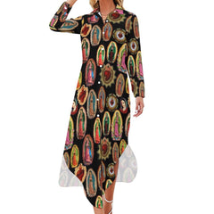 Virgin Mary, Mother Of Jesus... Long Sleeve Dress