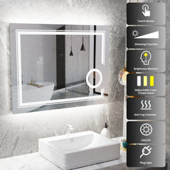 LED Light Bathroom 3d Mirror